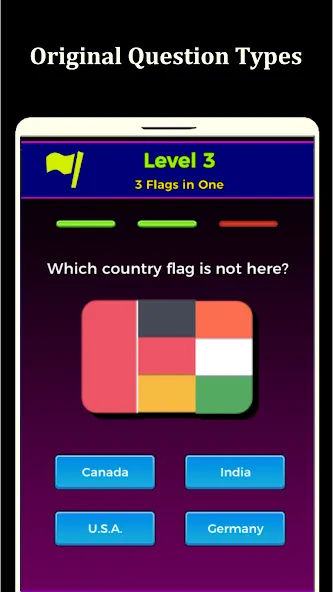 World Flags Quiz Game (Ворлд Флагс Квиз Гейм)  [МОД Unlocked] Screenshot 1