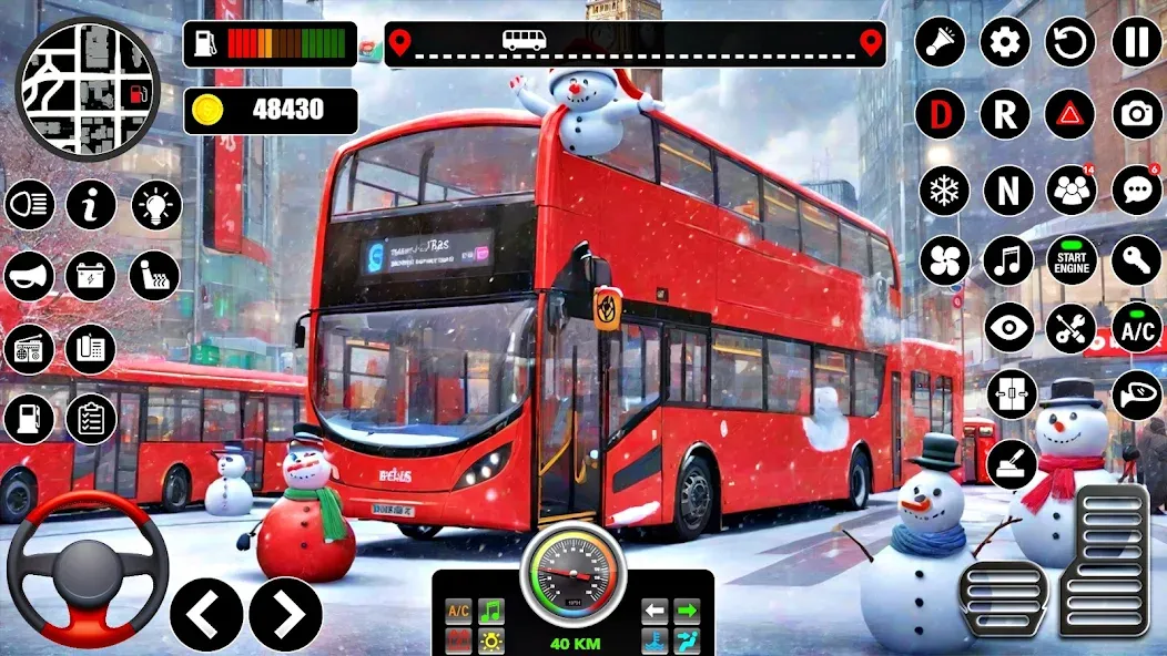 Bus Simulator 3D Bus Games (Городское автобусное симуляторение)  [МОД Меню] Screenshot 1