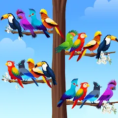 Скачать взлом Bird Sort - Color Puzzle [МОД Меню] на Андроид