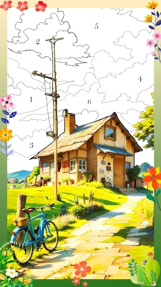 Holiday Relax Coloring Games  [МОД Unlocked] Screenshot 4