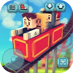 Скачать взлом Theme Park Craft: Build & Ride [МОД Меню] на Андроид