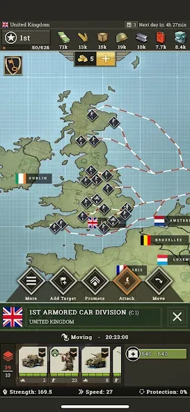 Call of War: Frontlines  [МОД Много денег] Screenshot 3