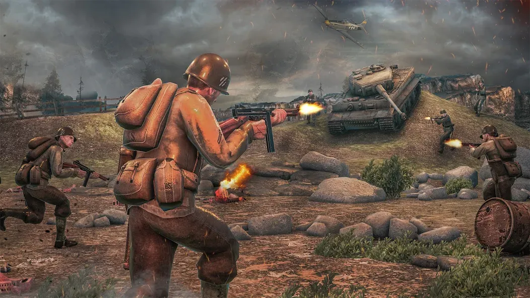 Medal of War – WW2 Games 2024  [МОД Unlocked] Screenshot 1