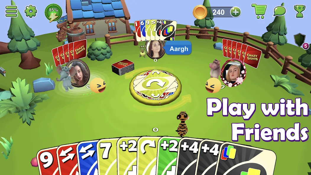 Crazy Eights 3D (КрэйзиЭйтс)  [МОД Все открыто] Screenshot 2