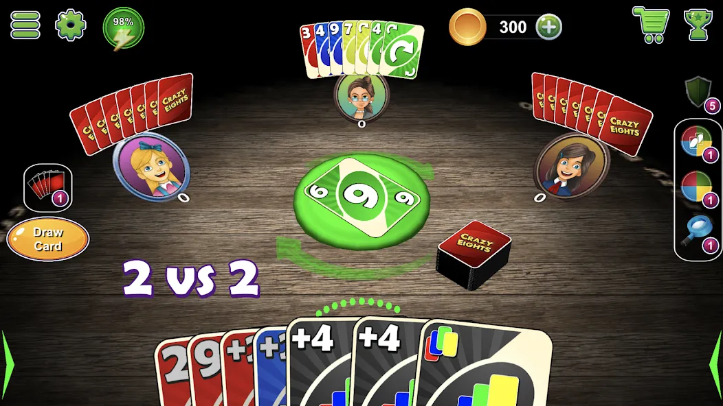 Crazy Eights 3D (КрэйзиЭйтс)  [МОД Все открыто] Screenshot 4