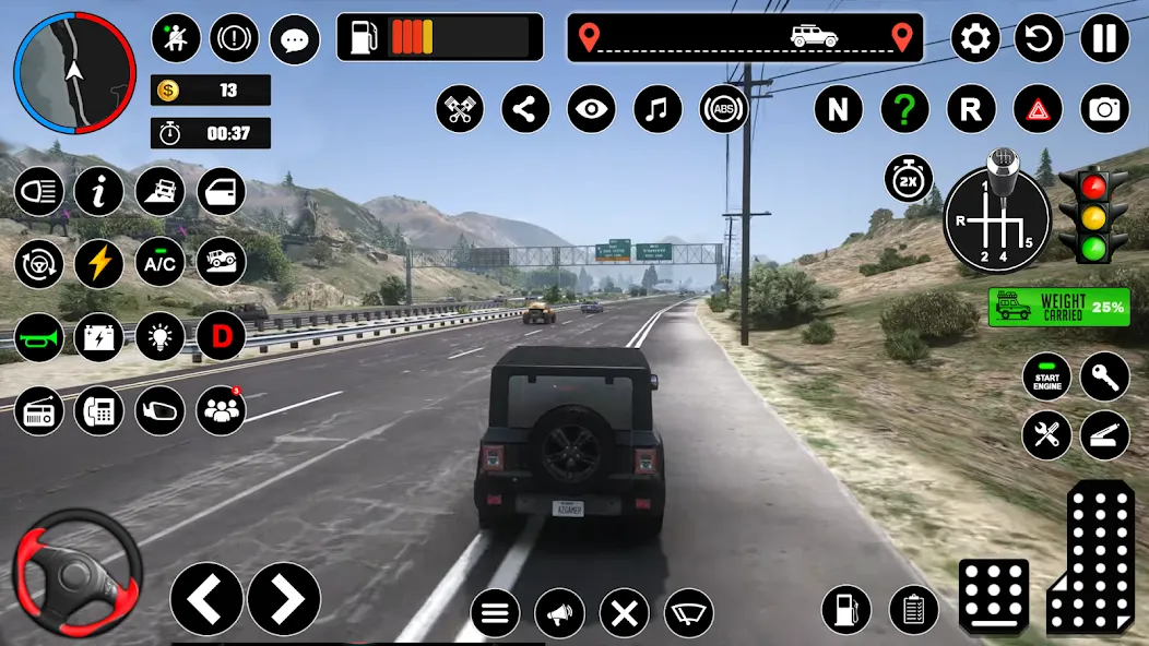 Offroad Jeep Driving & Parking  [МОД Mega Pack] Screenshot 1