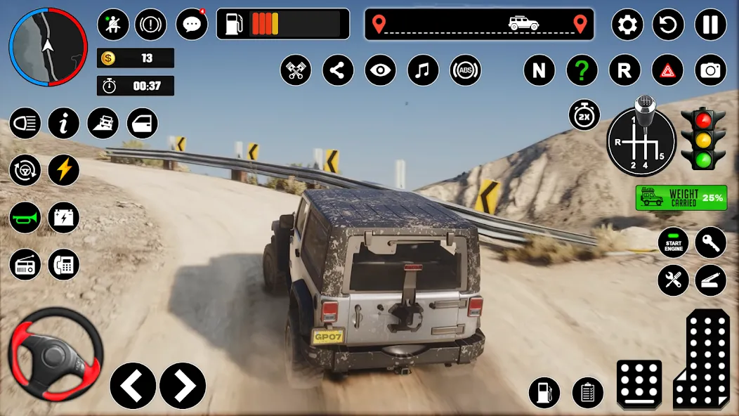 Offroad Jeep Driving & Parking  [МОД Mega Pack] Screenshot 2