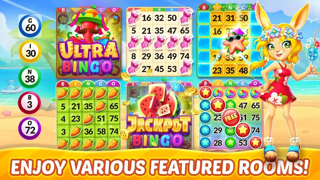 Bingo Aloha-Bingo tour at home (Бинго Алоха)  [МОД Все открыто] Screenshot 2