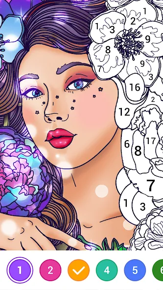 Magic Paint: Color by number (Магик Пейнт)  [МОД Все открыто] Screenshot 1