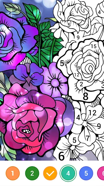 Magic Paint: Color by number (Магик Пейнт)  [МОД Все открыто] Screenshot 2