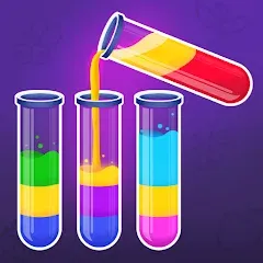 Скачать взлом Color Water Sort Wooden Puzzle (Цвет воды Сорт Вуди Пазл) [МОД Mega Pack] на Андроид