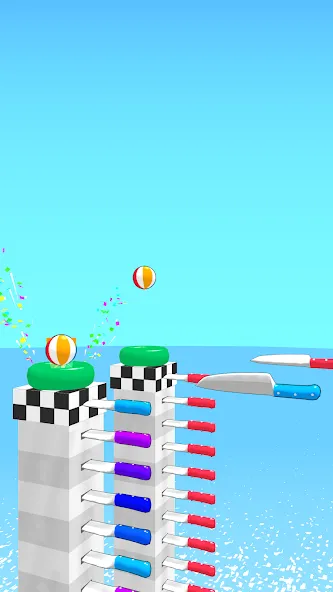 Ball Up: Knife Racing (Болл Ап)  [МОД Mega Pack] Screenshot 4