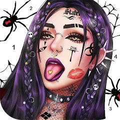 Скачать взлом Dark, Horror Color by Number [МОД Меню] на Андроид