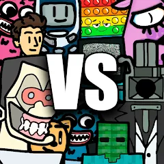 Скачать взлом Cartoon Battle  [МОД Много монет] на Андроид