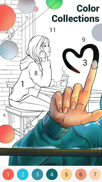 Happy Color®: Coloring Book (Хэппи Колор)  [МОД Бесконечные деньги] Screenshot 4