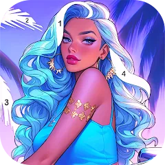 Скачать взлом Paint Color: Color by number [МОД Menu] на Андроид