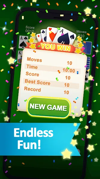 Solitaire  [МОД Все открыто] Screenshot 4