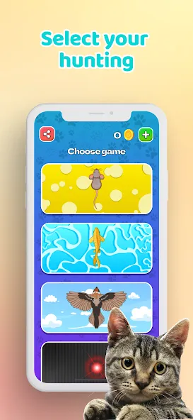 Games for Cat－Toy Mouse & Fish  [МОД Unlimited Money] Screenshot 2