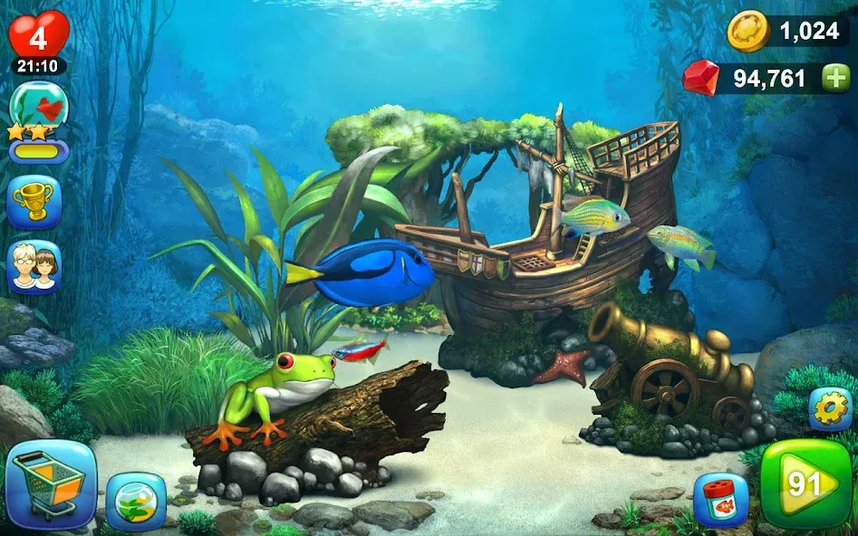 Aquantika  [МОД Много монет] Screenshot 4