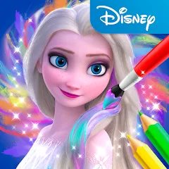 Скачать взлом Disney Coloring World (Дисней) [МОД Menu] на Андроид