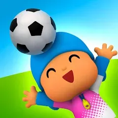 Скачать взлом Talking Pocoyo Football [МОД Все открыто] на Андроид