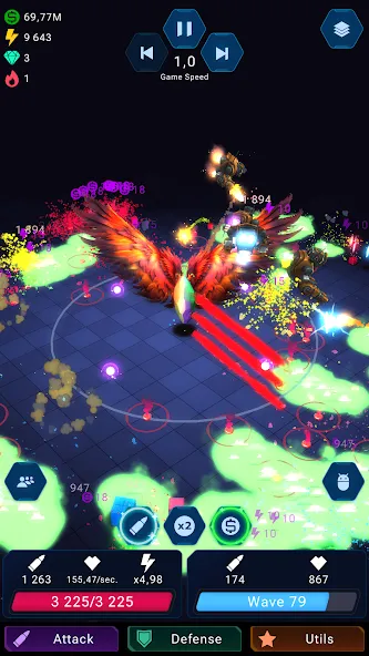 Epic Rush - Idle Tower Defense (Эпик Раш)  [МОД Mega Pack] Screenshot 3