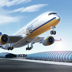 Скачать взлом Airline Commander: Flight Game (ЭЙРЛАЙН КОМАНДЕР)  [МОД Unlocked] на Андроид