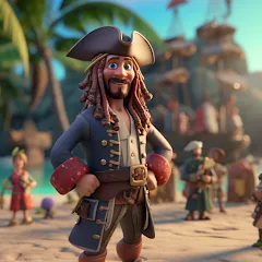 Скачать взлом Pirate Polygon Caribbean Sea (Пиратская Полигон Карибское море) [МОД Menu] на Андроид