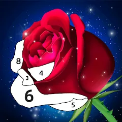 Скачать взлом Rose Coloring Book Color Games [МОД Много монет] на Андроид