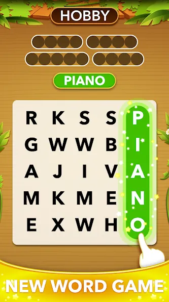 Word Heaps Search - Word Games (Ворд Хипс Срч)  [МОД Unlocked] Screenshot 1