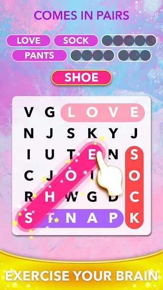 Word Heaps Search - Word Games (Ворд Хипс Срч)  [МОД Unlocked] Screenshot 4