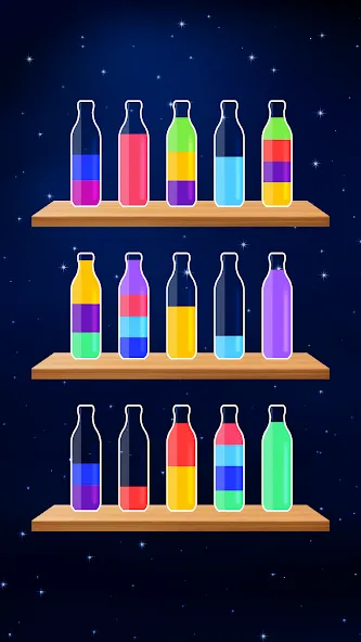 Water Sort Puzzle - Color Game (Уотер Сорт Пазл)  [МОД Бесконечные деньги] Screenshot 5