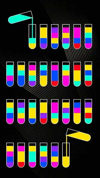 SortPuz 3D: Water Color Sort (СортПаз 3Д)  [МОД Unlimited Money] Screenshot 3