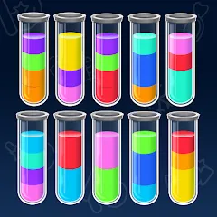 Скачать взлом SortPuz 3D: Water Color Sort (СортПаз 3Д)  [МОД Unlimited Money] на Андроид