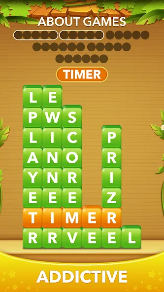 Word Heaps -Connect Stack Word  [МОД Unlimited Money] Screenshot 4