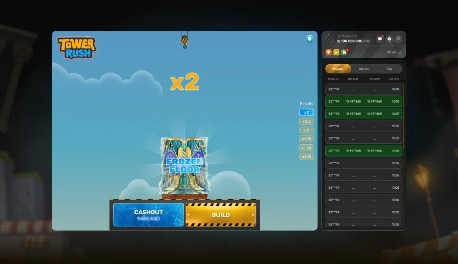 Tower Rush — игровой процесс, башня и множители